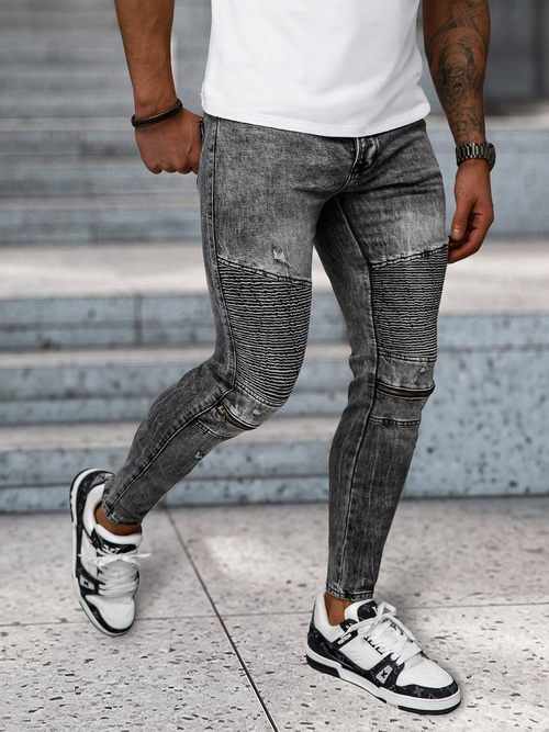 Чоловічі джинси Чорнi OZONEE NB/MP0069N