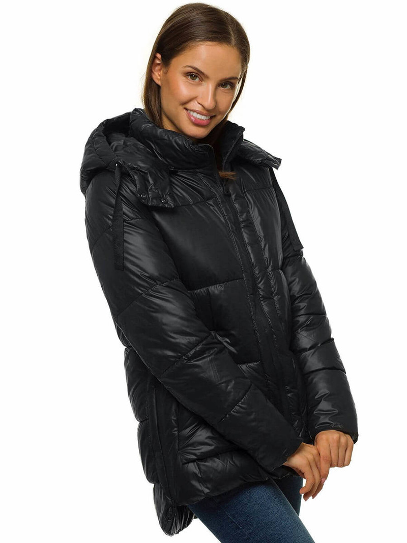 Куртка жіноча Чорна OZONEE O/M1552/1