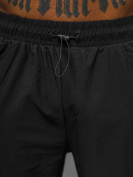 Spodnie męskie cargo wide leg czarne OZONEE O/PS5528