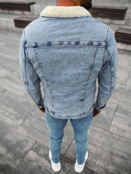 Kurtka męska jeans niebieska OZONEE BN/6629