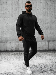 Komplet dresowy męski czarny OZONEE JS/8C75/3