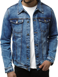 Куртка чоловіча джинсова Синя OZONEE V/19322