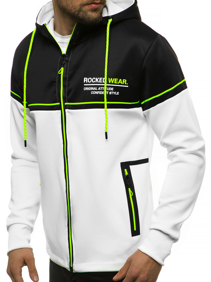 Bluza męska biała OZONEE JS/DD20122