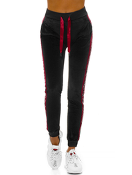Spodnie dresowe damskie czarne OZONEE O/82275