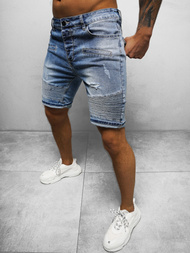 Шорти джинові чоловічі Синi OZONEE NB/MP0033B