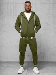Komplet dresowy męski khaki OZONEE JS/27C6506/29