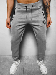 Spodnie dresowe męskie szare OZONEE O/HM663