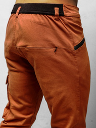 Spodnie męskie chino ciemny-camel OZONEE B/20005SP