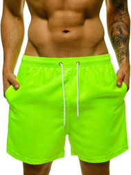 Spodenki kąpielowe męskie żółto-neonowe OZONEE JS/ST020