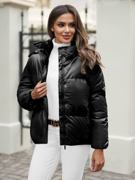 Куртка жіноча чорна OZONEE JS/5M3185/392Z