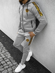 Komplet dresowy męski szary OZONEE O/HM500