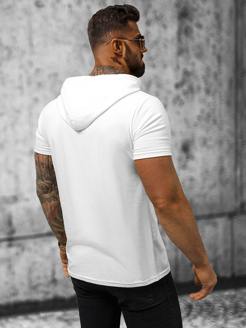 Футболка чоловіча Бiлий OZONEE JS/8T965