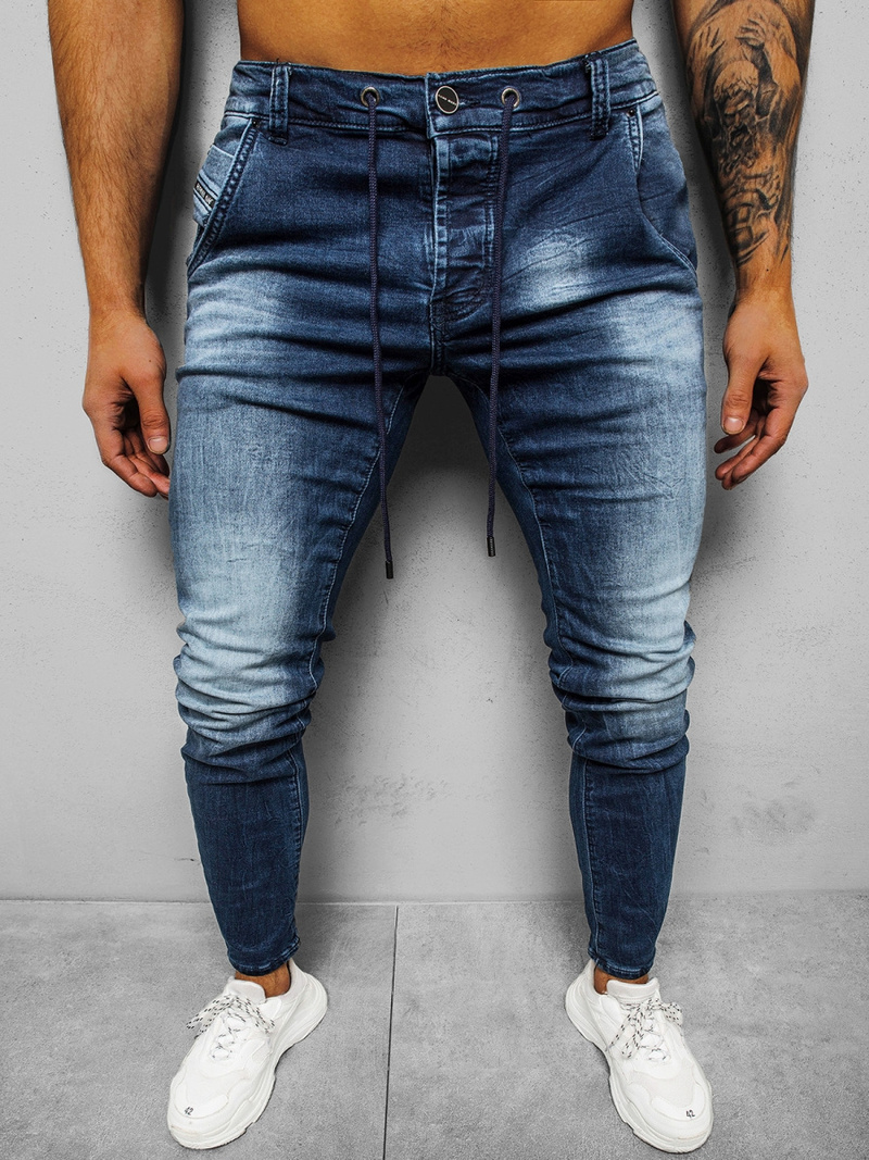 Джинси чоловічі Темно-синi OZONEE NB/MP0004BS