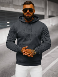 Bluza z kapturem męska grafitowa OZONEE JS/27B6511/5