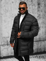 Kurtka zimowa męska czarna OZONEE JS/22M63/392