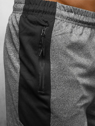 Spodenki dresowe męskie grafitowe OZONEE JS/68026