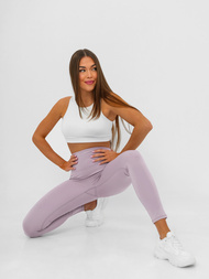 Legginsy damskie jasno-fioletowe OZONEE JS/17K580/85