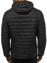 Kurtka męska przejściowa czarna OZONEE JS/LY35