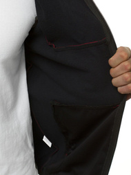 Kurtka softshell męska z kapturem czerwona OZONEE JS/KS2183