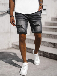 Spodenki męskie jeansowe grafitowe OZONEE NB/MP0036G/1Z