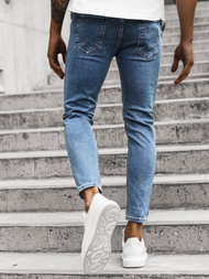 Spodnie jeansowe męskie niebieskie OZONEE DP/588/R3