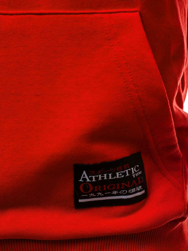 Bluza męska czerwona OZONEE A/0963Z