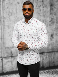 Koszula męska biała OZONEE O/V67