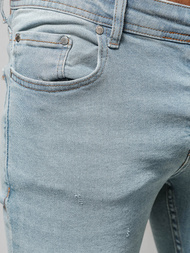 Spodnie jeansowe męskie niebieskie OZONEE O/1710/6