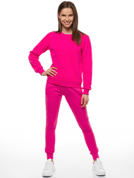 Spodnie dresowe damskie różowe OZONEE JS/CK01
