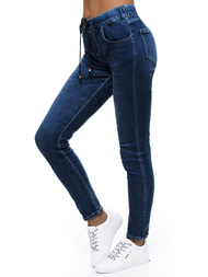 Spodnie jeansowe damskie niebieskie OZONEE O/WL1859