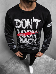 OZONEE js/dd219z bluza męska czarna