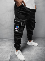 Spodnie męskie jogger czarne OZONEE MACH/51222