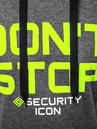 Bluza z kapturem męska grafitowa OZONEE JS/Y10052