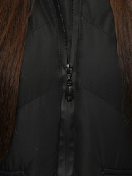 Płaszcz zimowy damski czarny OZONEE JS/M735/392