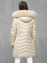 Куртка жіноча екрю OZONEE JS/5M3162/254