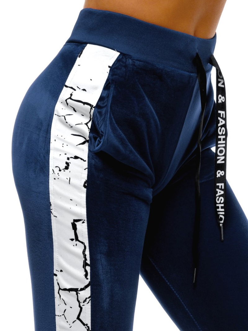 Спортивні штани жіночі Темно-Синi OZONEE O/9933