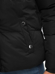 Куртка жіноча чорна OZONEE JS/M23062/392