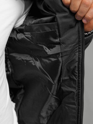 Kurtka męska bomberka czarna OZONEE JS/84M3034/392