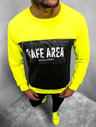 Толстовка чоловіча Жовта-неон OZONEE MACH/2121Z