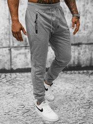 Spodnie dresowe męskie szare OZONEE JS/8K198