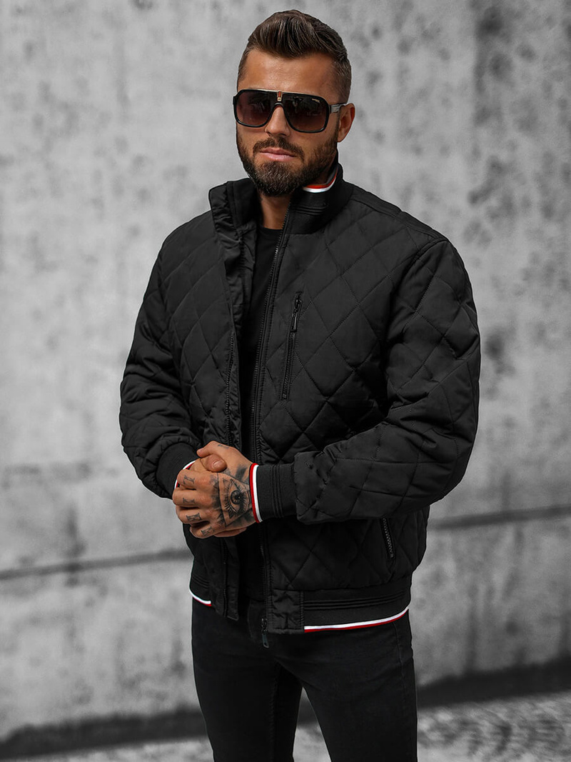 Куртка чоловіча Чорна OZONEE JS/5M3109/392