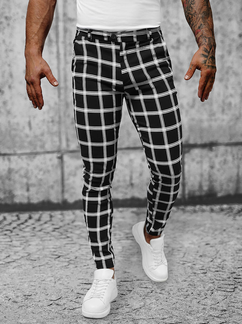 Чоловічі штани чинос Чорнi OZONEE O/P4029