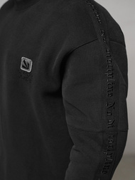 Толстовка чорна OZONEE O/SWE23049Z