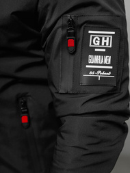 Kurtka męska bomberka czarna OZONEE JS/84M3034/392