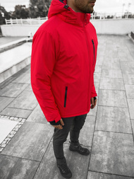 Kurtka zimowa męska czerwona OZONEE JS/HH011/5Z