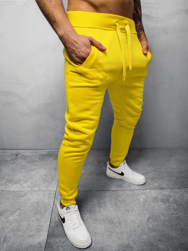 Штани спортивні чоловічі Жовтi OZONEE JS/XW01Z