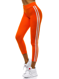 Legginsy damskie pomarańczowe OZONEE JS/1036/D29