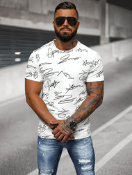 Футболка Чоловіча Бiлий OZONEE JS/8T1207/1