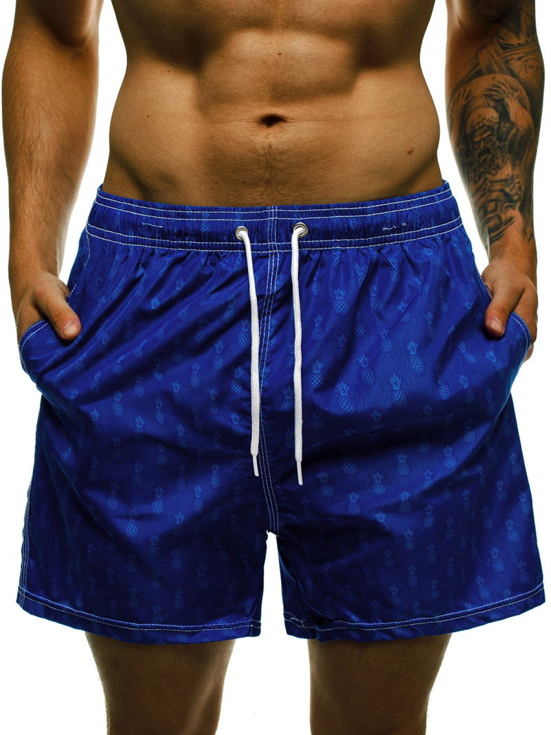 Spodenki kąpielowe męskie kobaltowe OZONEE JS/ST021