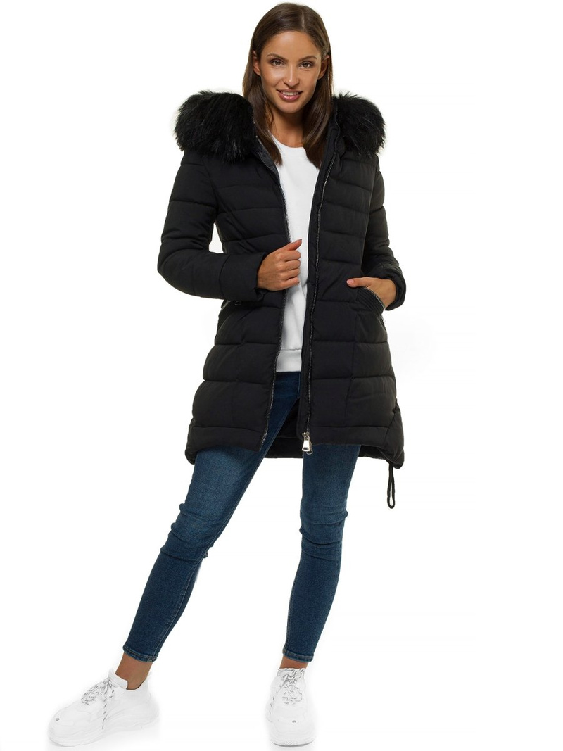 Куртка жіноча чорна OZONEE O/SW029/1